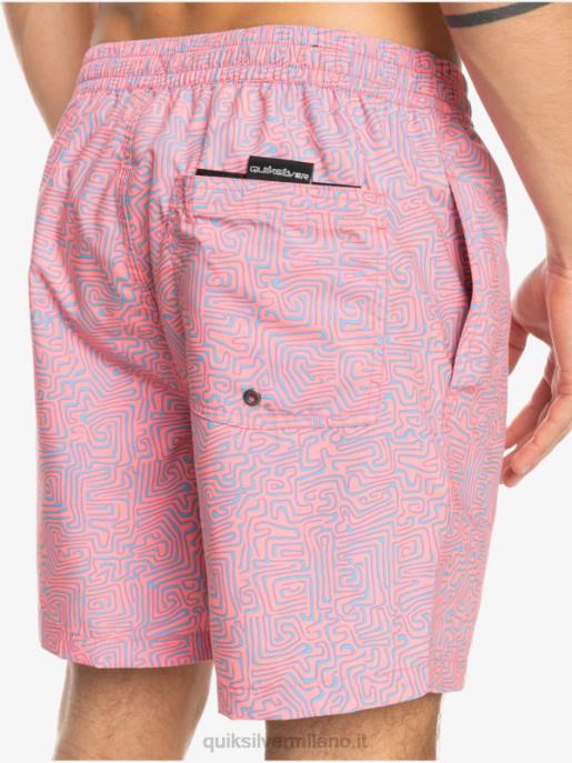esso Quiksilver uomini mescolare tutti i giorni 17 raffiche frusta di pesche HTZR1466