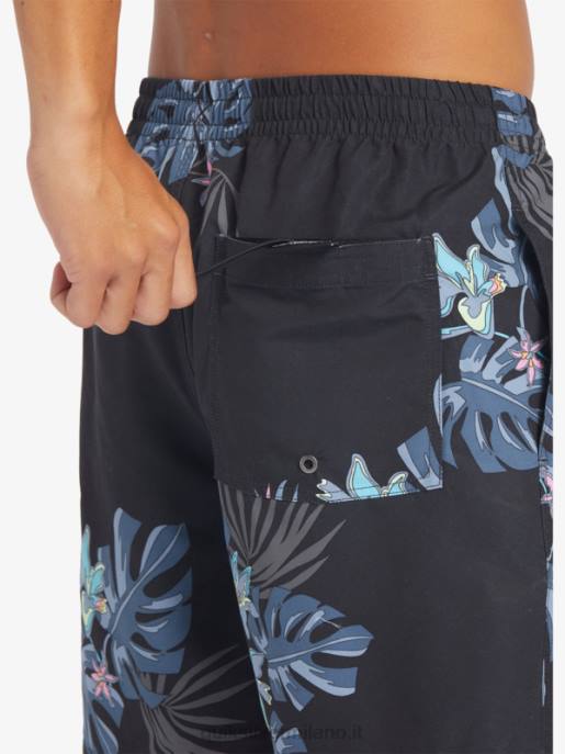 esso Quiksilver uomini mescolare tutti i giorni 17 raffiche nero HTZR681