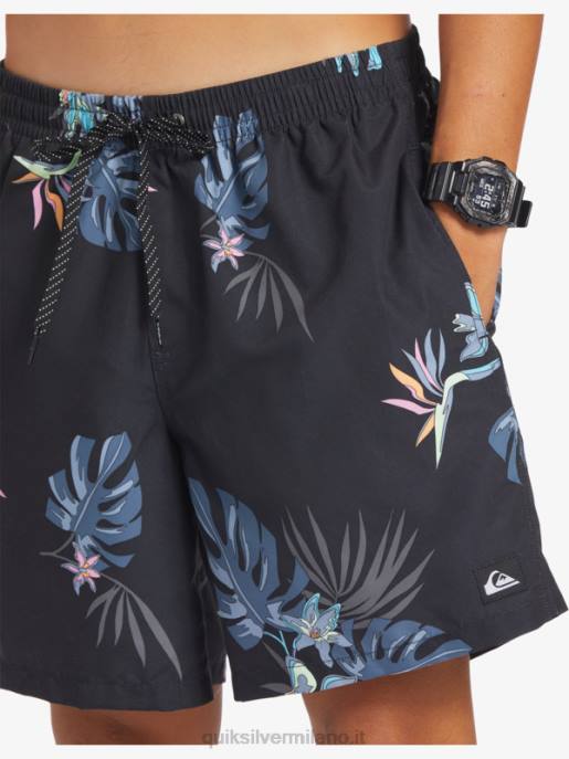 esso Quiksilver uomini mescolare tutti i giorni 17 raffiche nero HTZR681