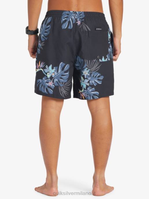 esso Quiksilver uomini mescolare tutti i giorni 17 raffiche nero HTZR681