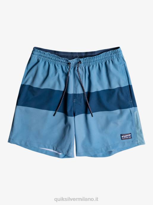 esso Quiksilver uomini omni training 17 pantaloncini elasticizzati azzurro provinciale HTZR1690