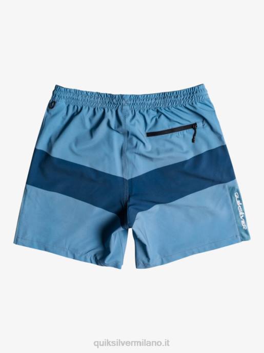esso Quiksilver uomini omni training 17 pantaloncini elasticizzati azzurro provinciale HTZR1690