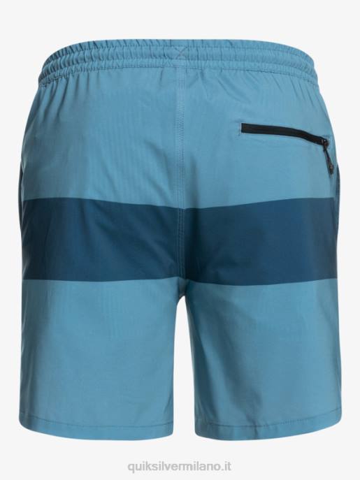 esso Quiksilver uomini omni training 17 pantaloncini elasticizzati azzurro provinciale HTZR1690