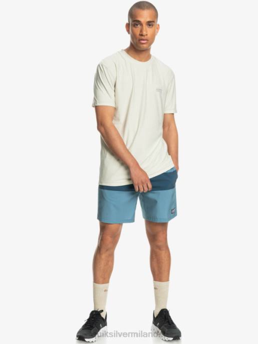 esso Quiksilver uomini omni training 17 pantaloncini elasticizzati azzurro provinciale HTZR1690