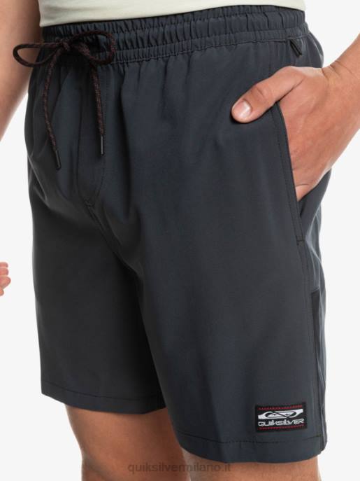esso Quiksilver uomini omni training 17 pantaloncini elasticizzati fantasma HTZR1689