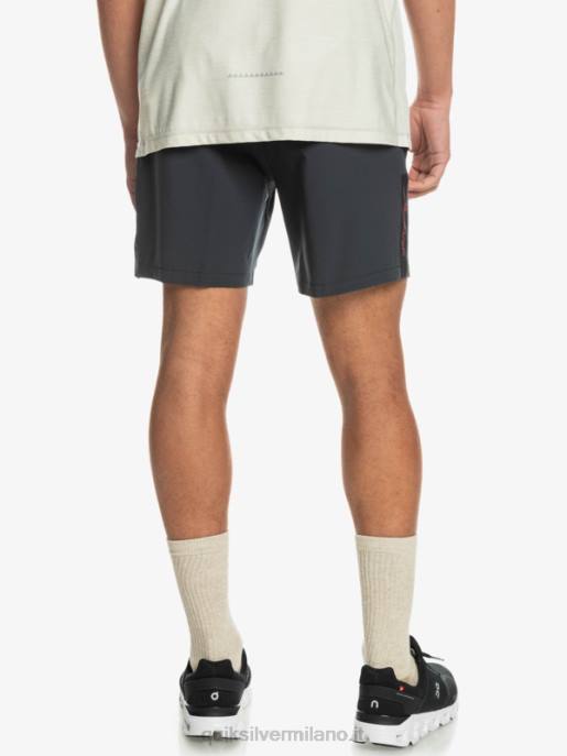 esso Quiksilver uomini omni training 17 pantaloncini elasticizzati fantasma HTZR1689