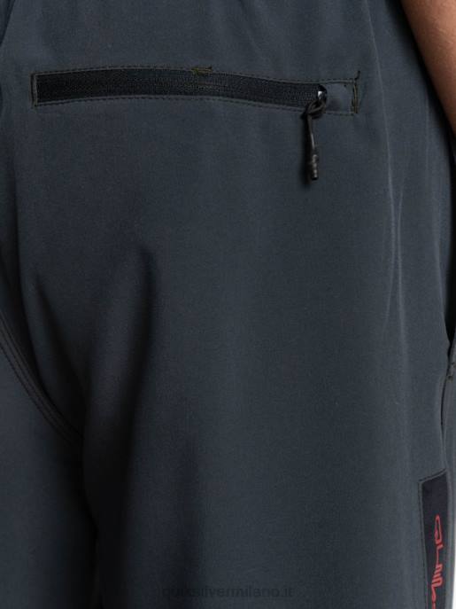 esso Quiksilver uomini omni training 17 pantaloncini elasticizzati fantasma HTZR1689