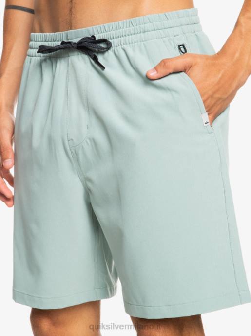 esso Quiksilver uomini pantaloncini anfibi ocean elastic 18 ambiente verde HTZR352