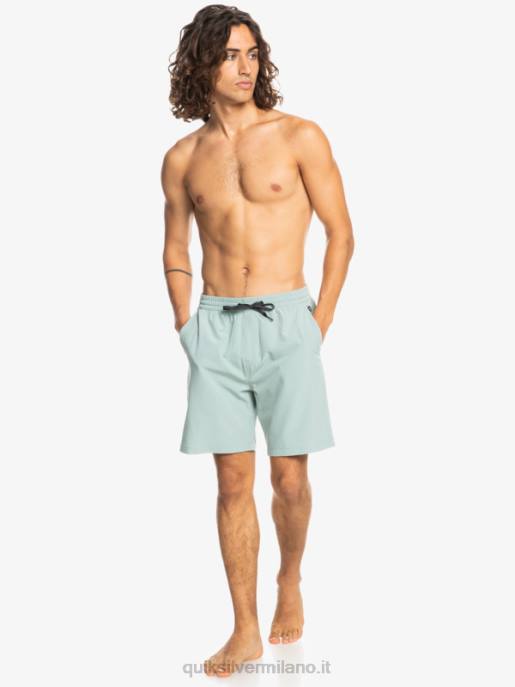 esso Quiksilver uomini pantaloncini anfibi ocean elastic 18 ambiente verde HTZR352