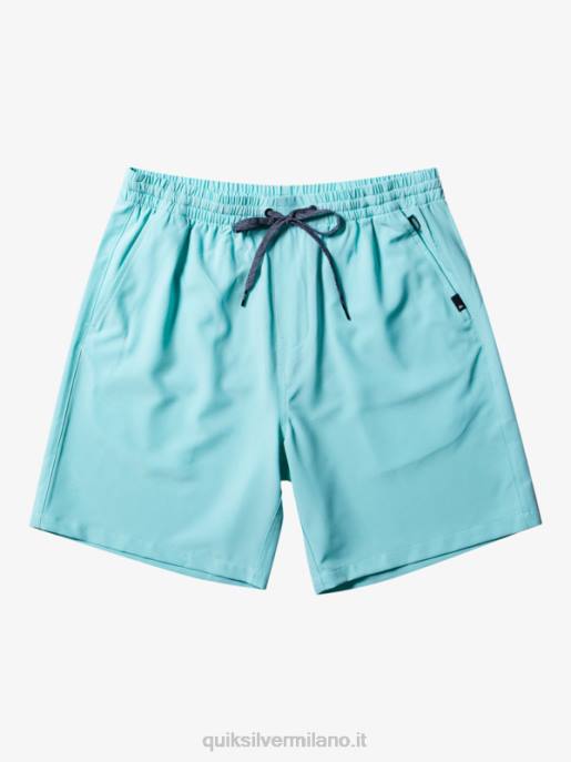 esso Quiksilver uomini pantaloncini anfibi ocean elastic 18 angelo blu HTZR346