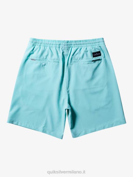esso Quiksilver uomini pantaloncini anfibi ocean elastic 18 angelo blu HTZR346