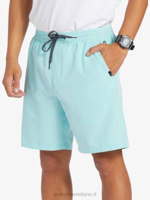 esso Quiksilver uomini pantaloncini anfibi ocean elastic 18 angelo blu HTZR346