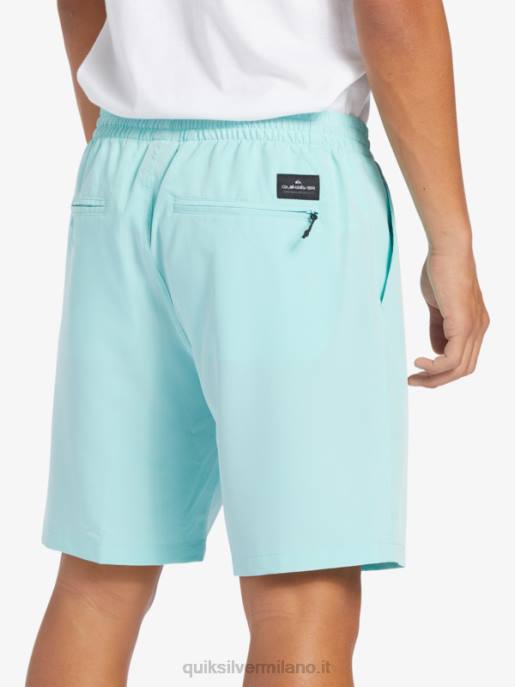 esso Quiksilver uomini pantaloncini anfibi ocean elastic 18 angelo blu HTZR346