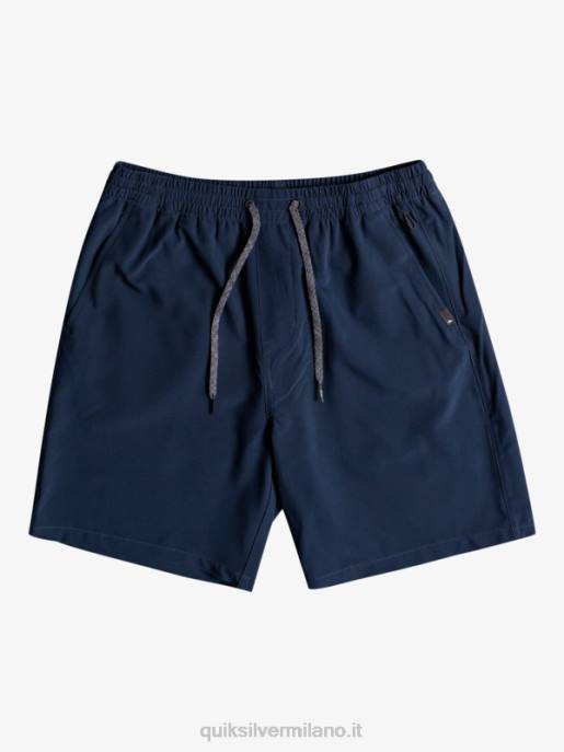 esso Quiksilver uomini pantaloncini anfibi ocean elastic 18 blazer blu scuro HTZR349