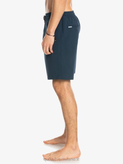 esso Quiksilver uomini pantaloncini anfibi ocean elastic 18 blazer blu scuro HTZR349
