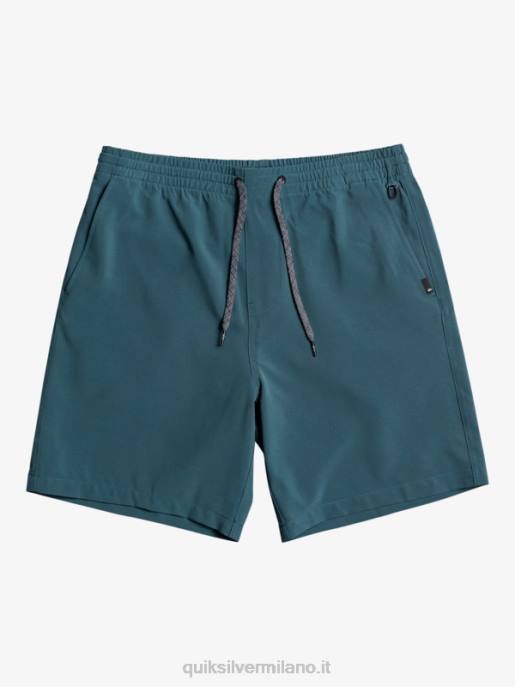 esso Quiksilver uomini pantaloncini anfibi ocean elastic 18 marina di mezzanotte HTZR345