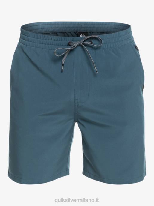 esso Quiksilver uomini pantaloncini anfibi ocean elastic 18 marina di mezzanotte HTZR345
