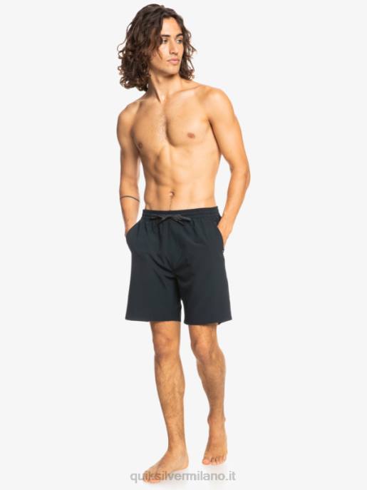 esso Quiksilver uomini pantaloncini anfibi ocean elastic 18 nero HTZR342