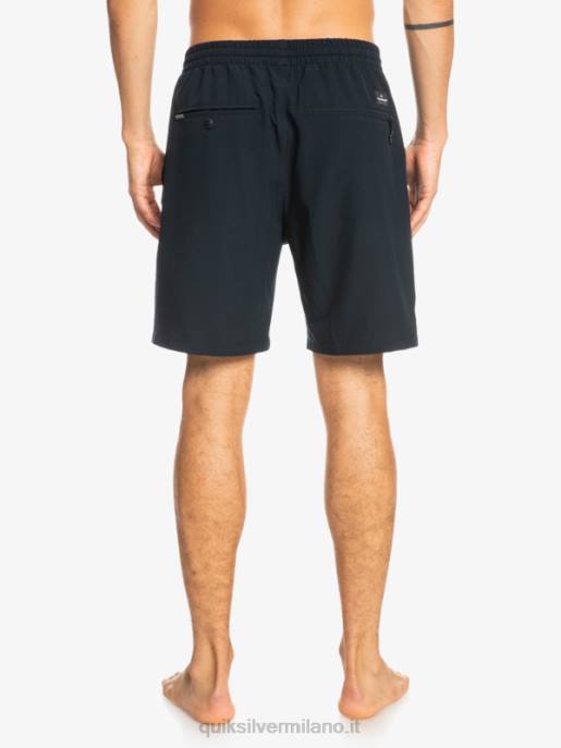 esso Quiksilver uomini pantaloncini anfibi ocean elastic 18 nero HTZR342