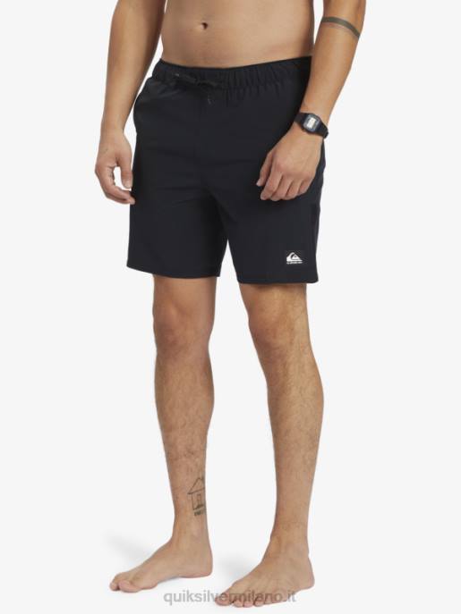 esso Quiksilver uomini pantaloncini da allenamento omni stretch 17 nero HTZR827