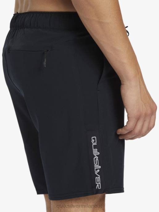 esso Quiksilver uomini pantaloncini da allenamento omni stretch 17 nero HTZR827