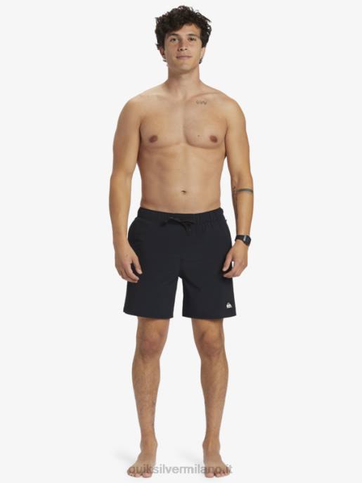 esso Quiksilver uomini pantaloncini da allenamento omni stretch 17 nero HTZR827