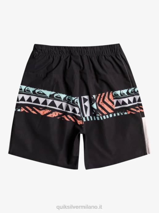 esso Quiksilver uomini pantaloncini da allenamento omni stretch 17 nero HTZR829