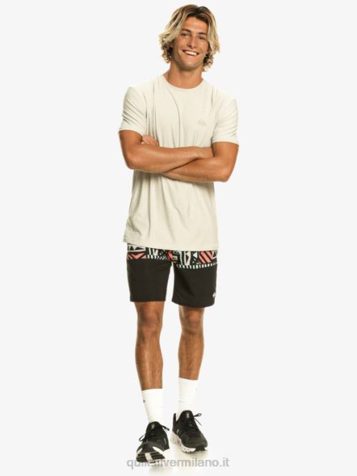 esso Quiksilver uomini pantaloncini da allenamento omni stretch 17 nero HTZR829