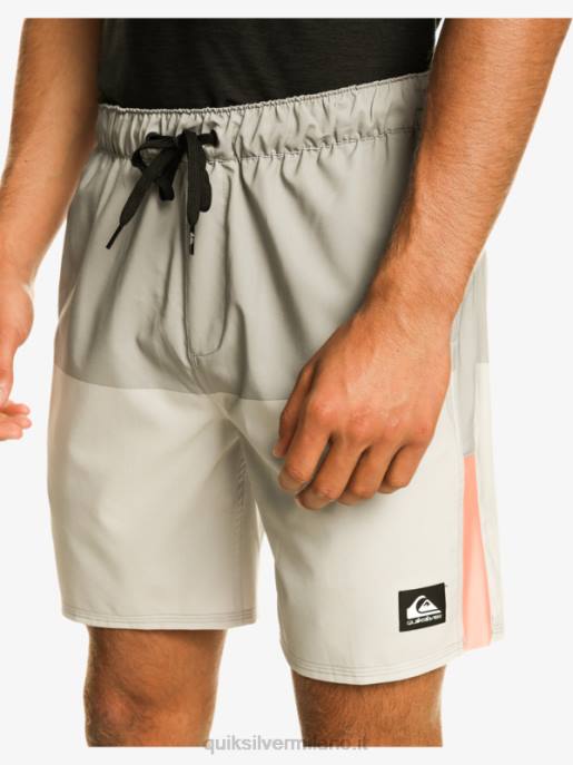 esso Quiksilver uomini pantaloncini da allenamento omni stretch 17 viola grigio HTZR828