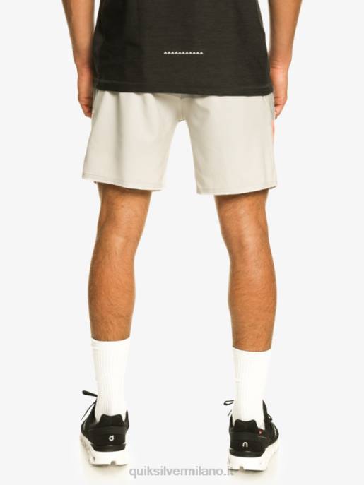 esso Quiksilver uomini pantaloncini da allenamento omni stretch 17 viola grigio HTZR828