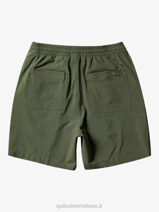 esso Quiksilver uomini pantaloncini da bagno anfibi taxer heather 18 Quadrifoglio HTZR303