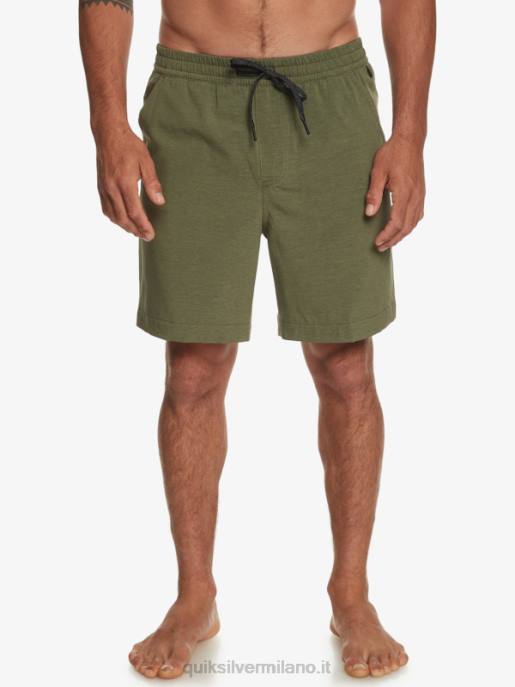 esso Quiksilver uomini pantaloncini da bagno anfibi taxer heather 18 Quadrifoglio HTZR303