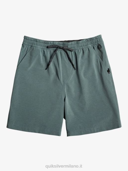 esso Quiksilver uomini pantaloncini da bagno anfibi taxer heather 18 lavagna scura HTZR305