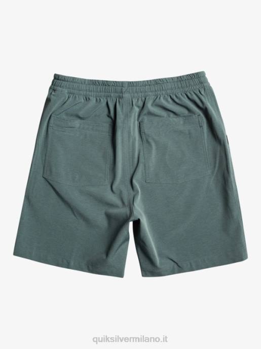 esso Quiksilver uomini pantaloncini da bagno anfibi taxer heather 18 lavagna scura HTZR305