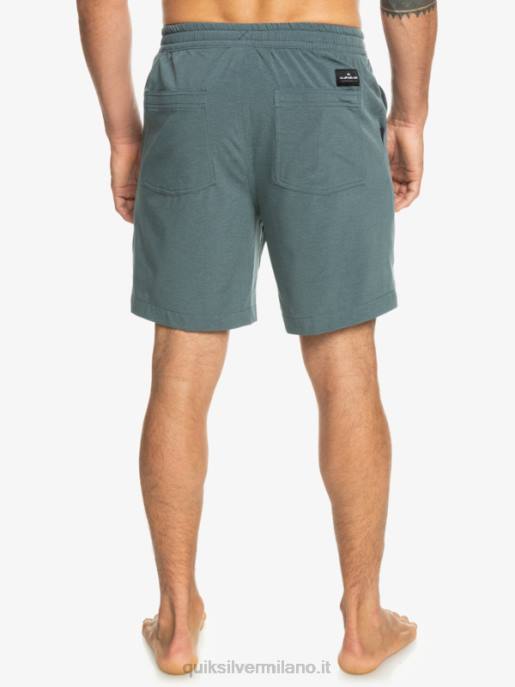 esso Quiksilver uomini pantaloncini da bagno anfibi taxer heather 18 lavagna scura HTZR305