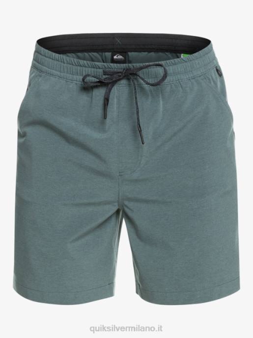 esso Quiksilver uomini pantaloncini da bagno anfibi taxer heather 18 lavagna scura HTZR305