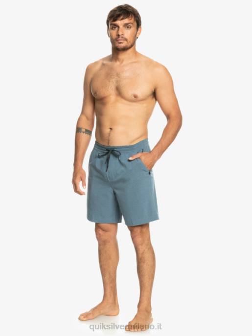 esso Quiksilver uomini pantaloncini da bagno anfibi taxer heather 18 mare di Bering HTZR302