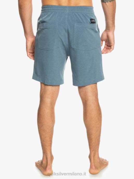 esso Quiksilver uomini pantaloncini da bagno anfibi taxer heather 18 mare di Bering HTZR302