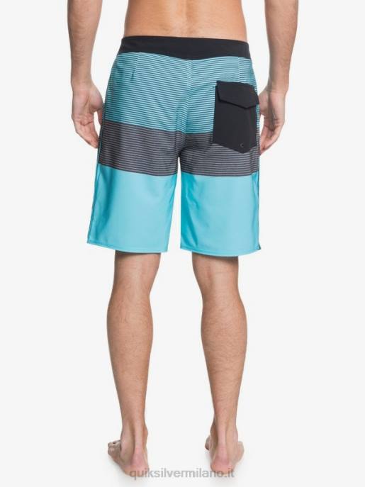 esso Quiksilver uomini pantaloncini da surf Highline Massive 20 blu pacifico HTZR1564