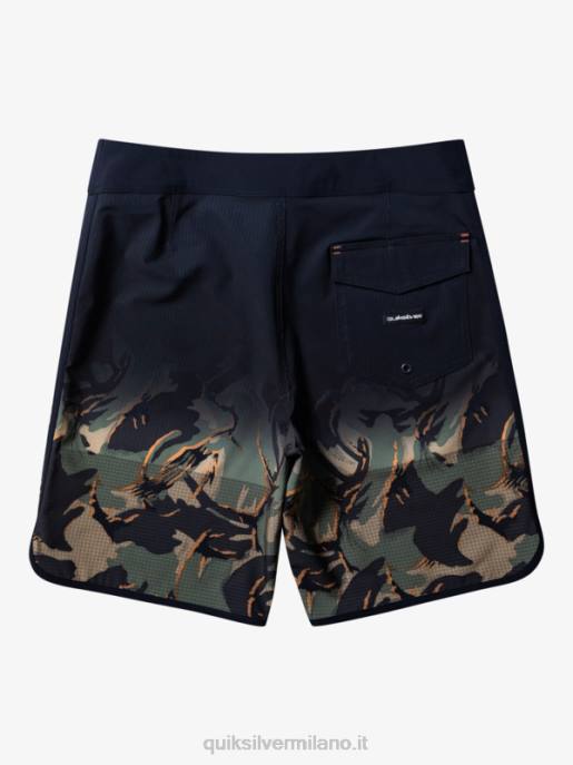 esso Quiksilver uomini pantaloncini da surf Highlite Scallop 19 Quadrifoglio HTZR25