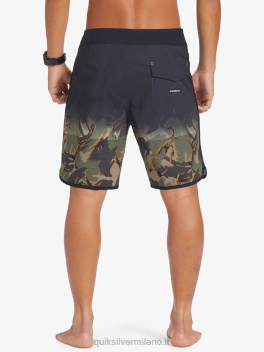 esso Quiksilver uomini pantaloncini da surf Highlite Scallop 19 Quadrifoglio HTZR25