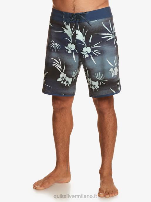 esso Quiksilver uomini pantaloncini da surf Highlite Scallop 19 accademia navale HTZR20