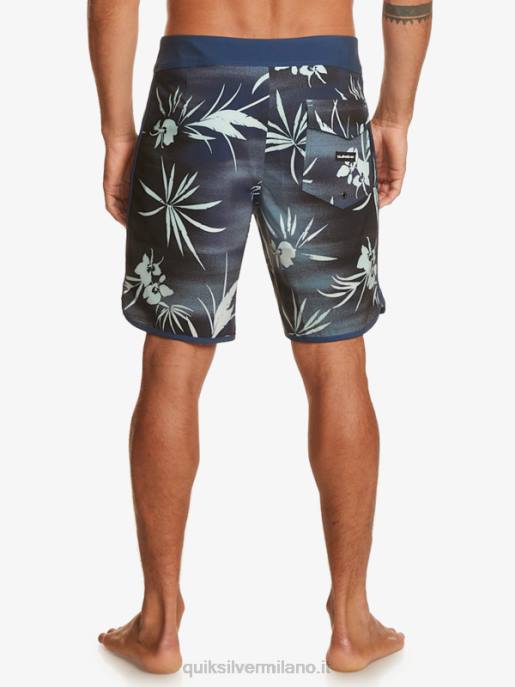 esso Quiksilver uomini pantaloncini da surf Highlite Scallop 19 accademia navale HTZR20