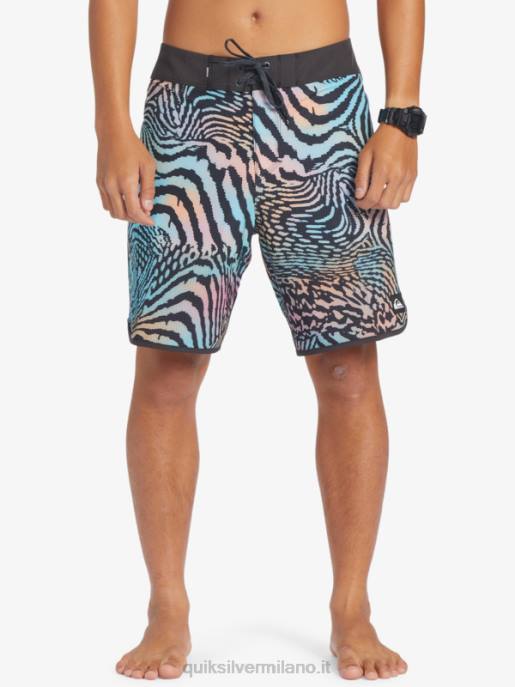 esso Quiksilver uomini pantaloncini da surf Highlite Scallop 19 asfalto HTZR28