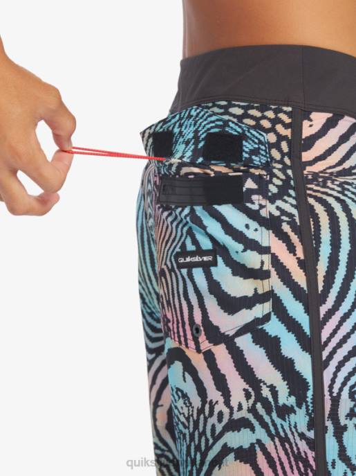 esso Quiksilver uomini pantaloncini da surf Highlite Scallop 19 asfalto HTZR28