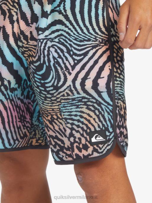 esso Quiksilver uomini pantaloncini da surf Highlite Scallop 19 asfalto HTZR28