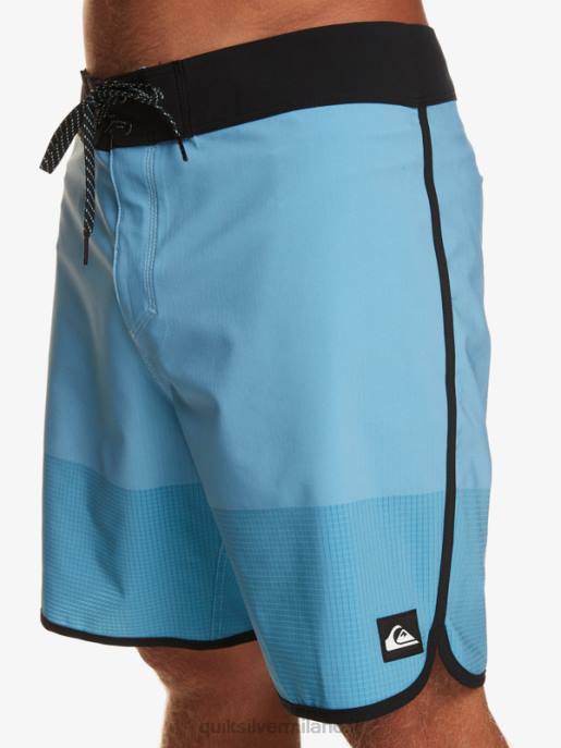 esso Quiksilver uomini pantaloncini da surf Highlite Scallop 19 azzurro HTZR17