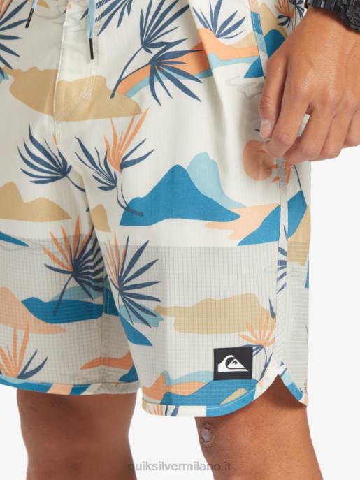 esso Quiksilver uomini pantaloncini da surf Highlite Scallop 19 betulla HTZR29