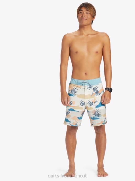 esso Quiksilver uomini pantaloncini da surf Highlite Scallop 19 betulla HTZR29