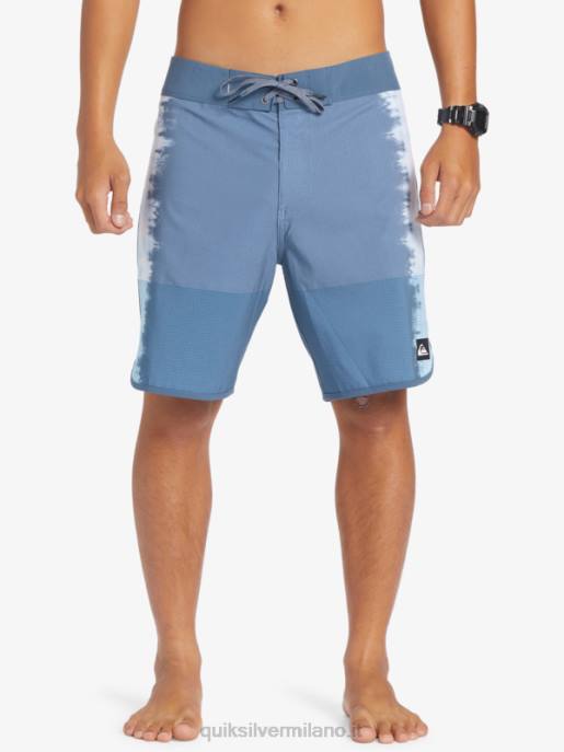 esso Quiksilver uomini pantaloncini da surf Highlite Scallop 19 mare di Bering HTZR26